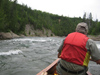 Guide Barton Stanley Shooting Through Rapids