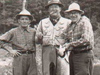 From left to right: Bert Patterson, Dr. Weeks, and Willie Miller.