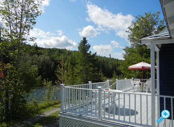 A scenic view of the camp.